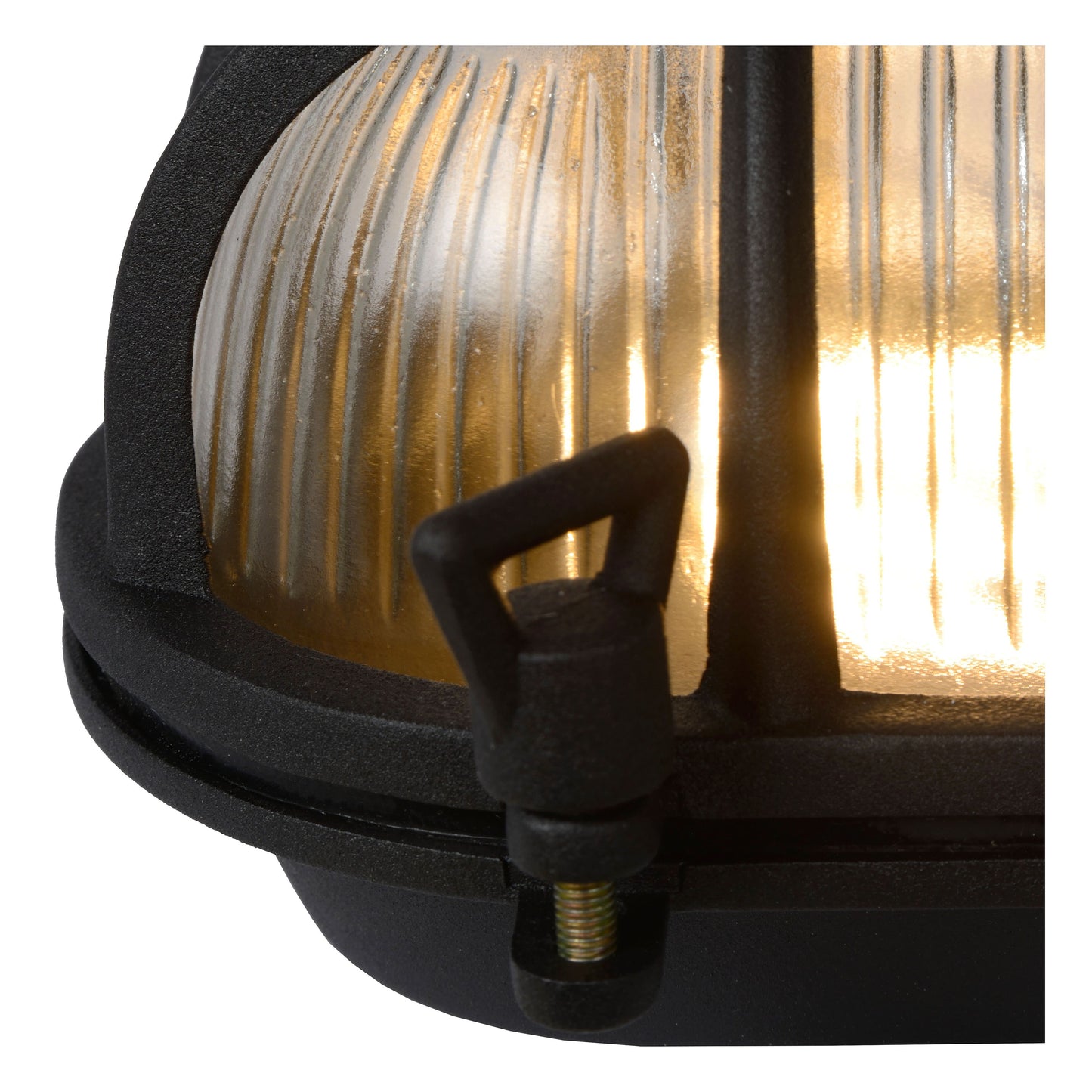 Lucide DUDLEY - Wall light Indoor/Outdoor - 1x E27 - IP65 - Black