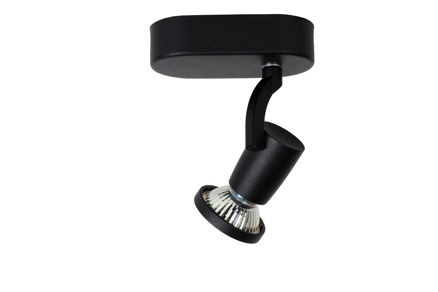 Lucide JASTER-LED - Ceiling spotlight - LED - GU10 - 1x5W 2700K - Black