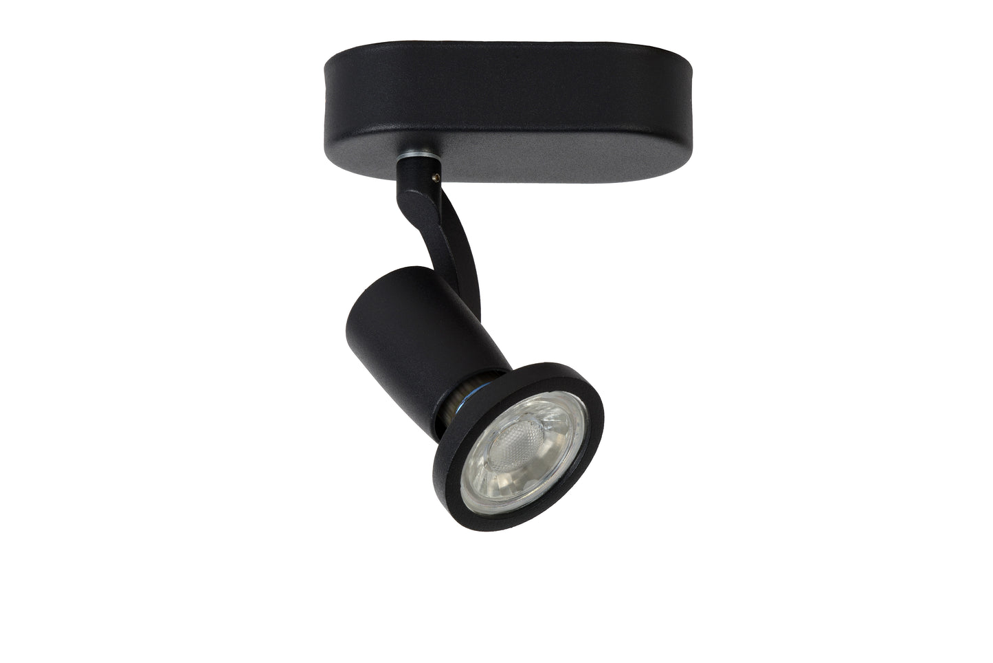 Lucide JASTER-LED - Ceiling spotlight - LED - GU10 - 1x5W 2700K - Black