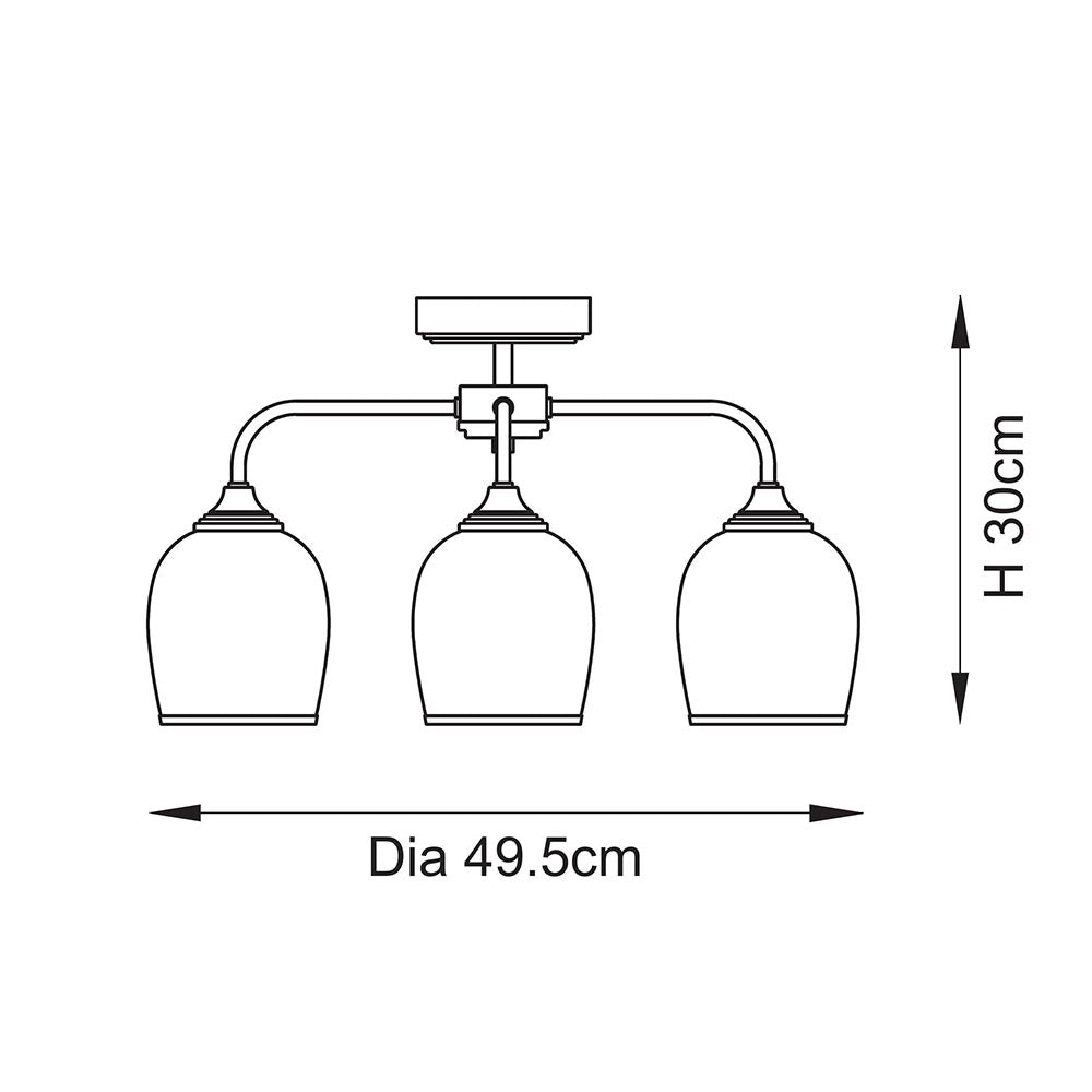 Ashcroft 3lt Semi Flush