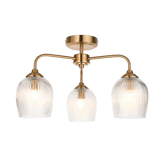 Ashcroft Ribbed 3lt Semi Flush