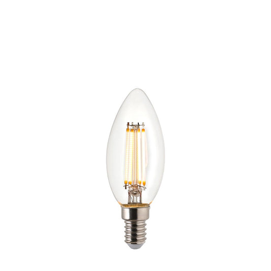 Ultra Efficient Class A E14 LED Filament Candle Non-Dimmable