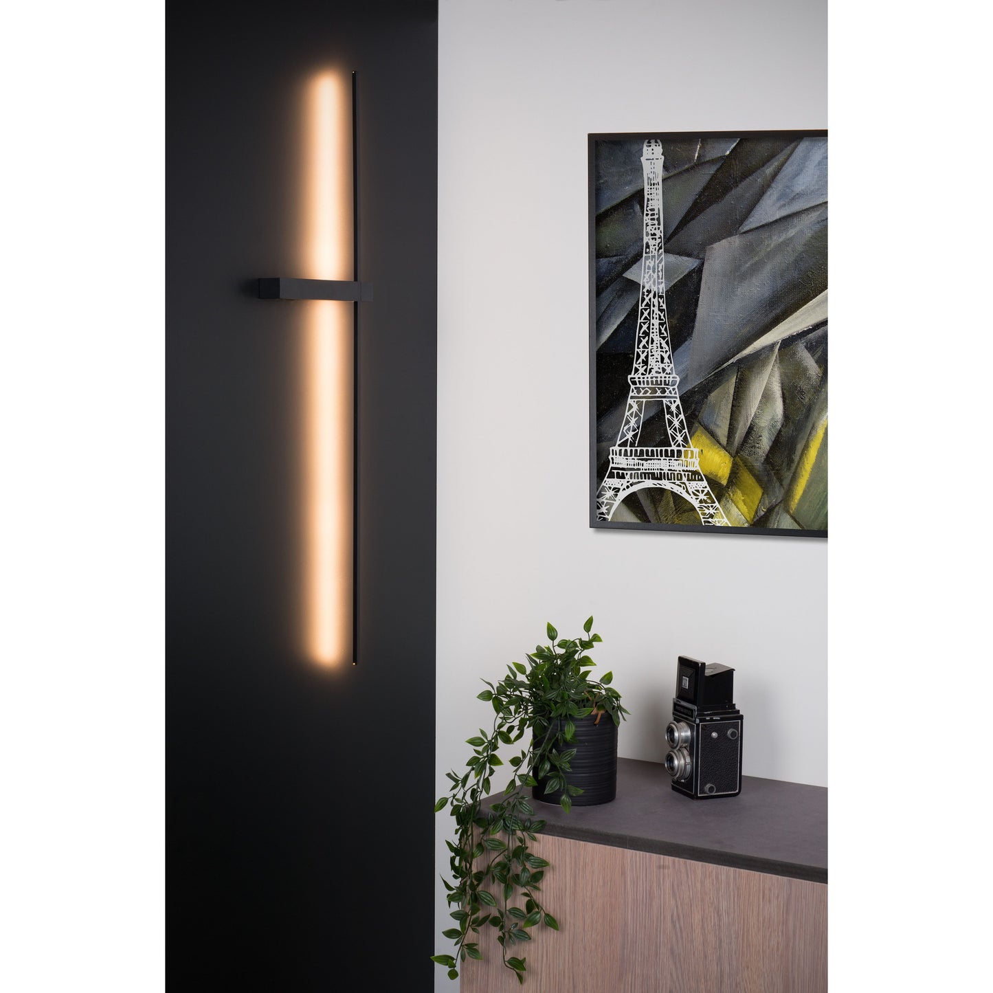 Lucide SEGIN - Wall light - LED - 1x10W 2700K - Black