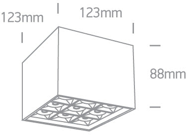 Mirror Square Boxes