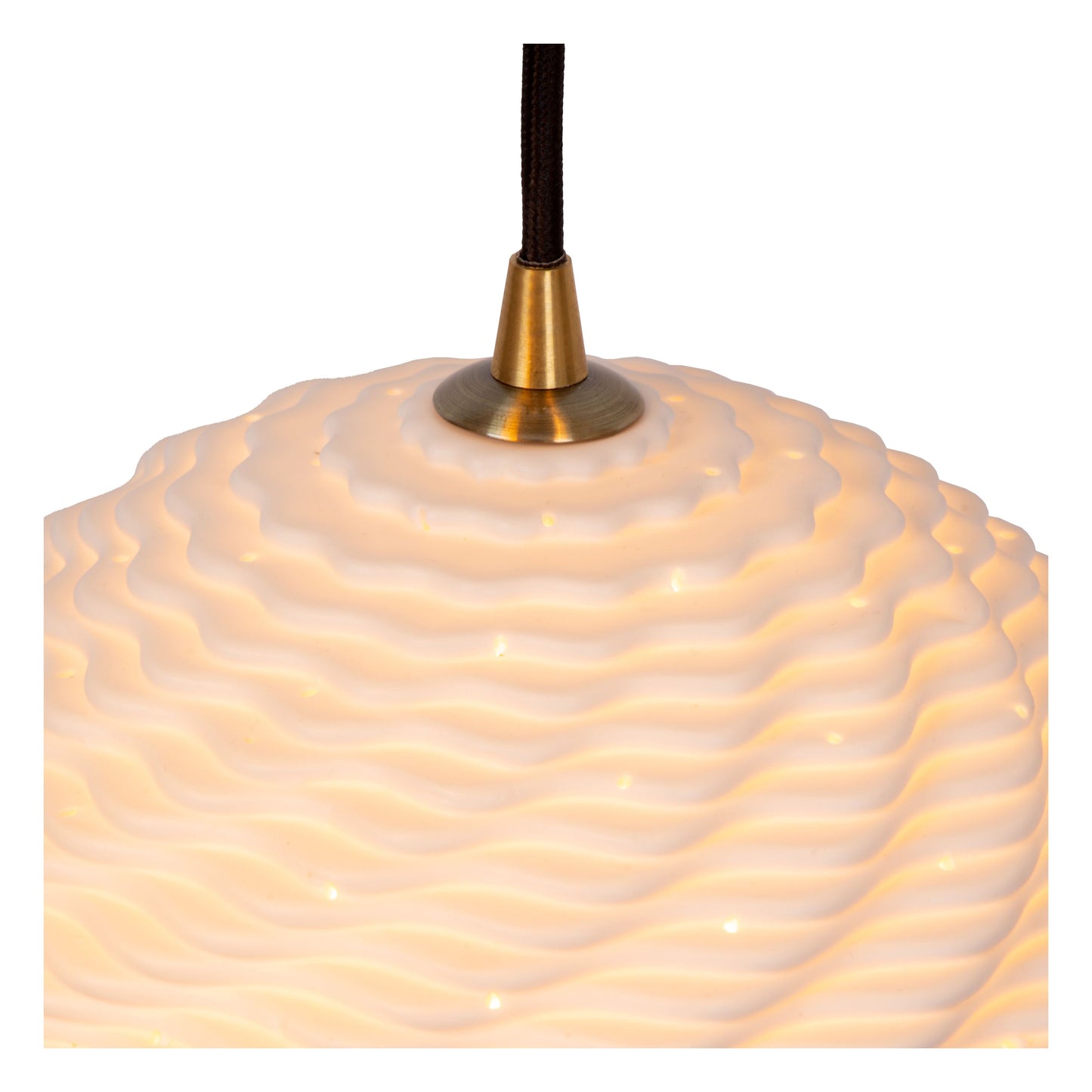 Lucide BINA - Pendant light - Ø 40 cm - 3xE27 - White