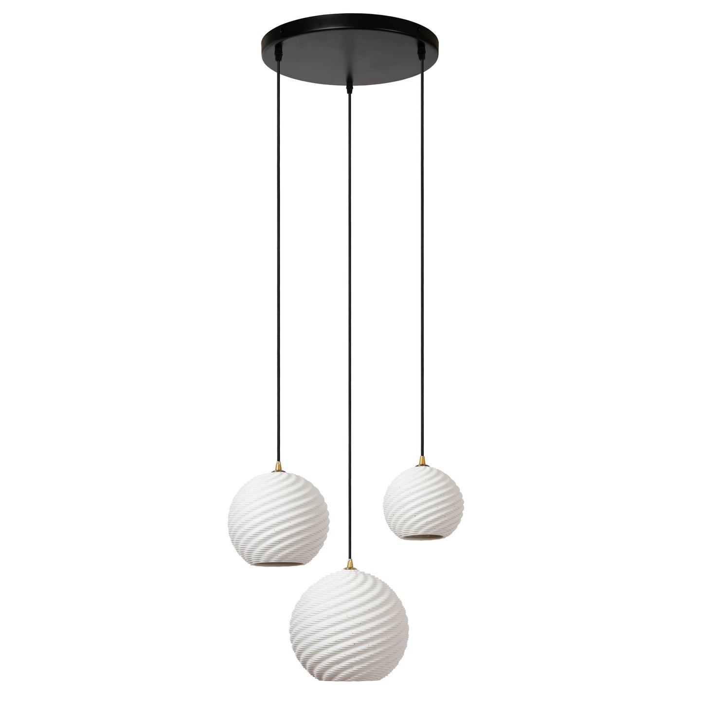 Lucide BINA - Pendant light - Ø 40 cm - 3xE27 - White