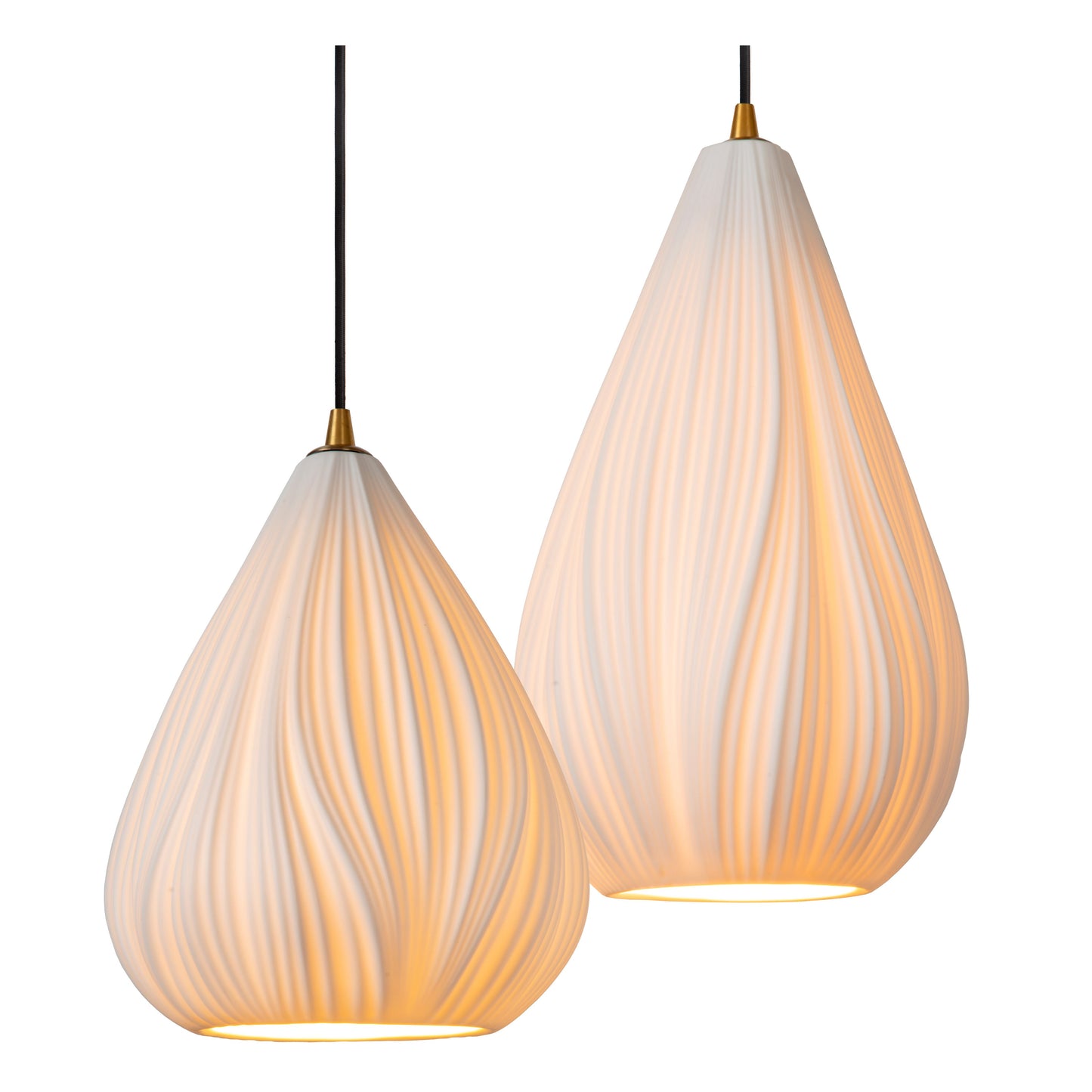 Lucide CINZIA - Pendant light - Ø 55,5 cm - 4xE27 - White