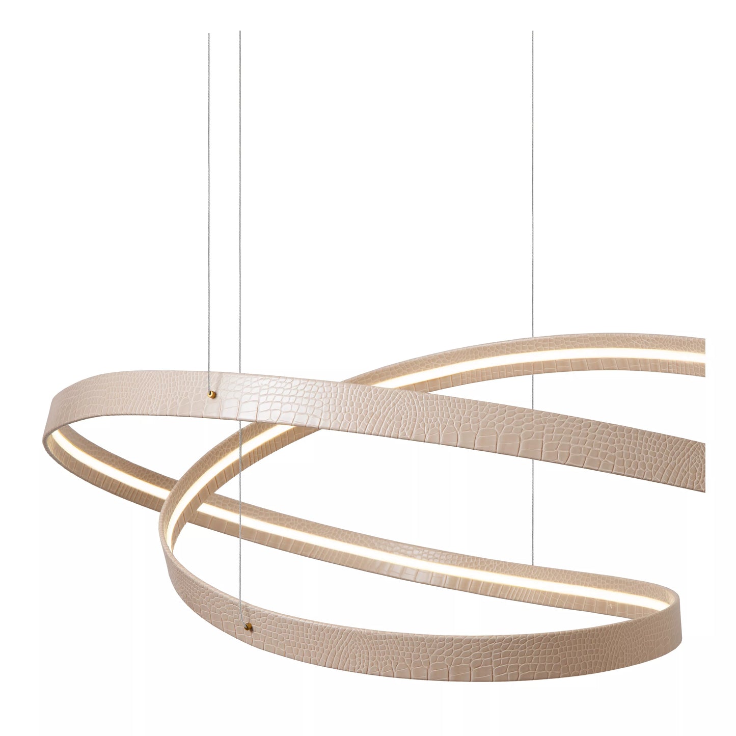 Lucide SLALOM - Pendant light - LED Dim. - CCT - 1x80W 2200K/4000K - Cream | Premium