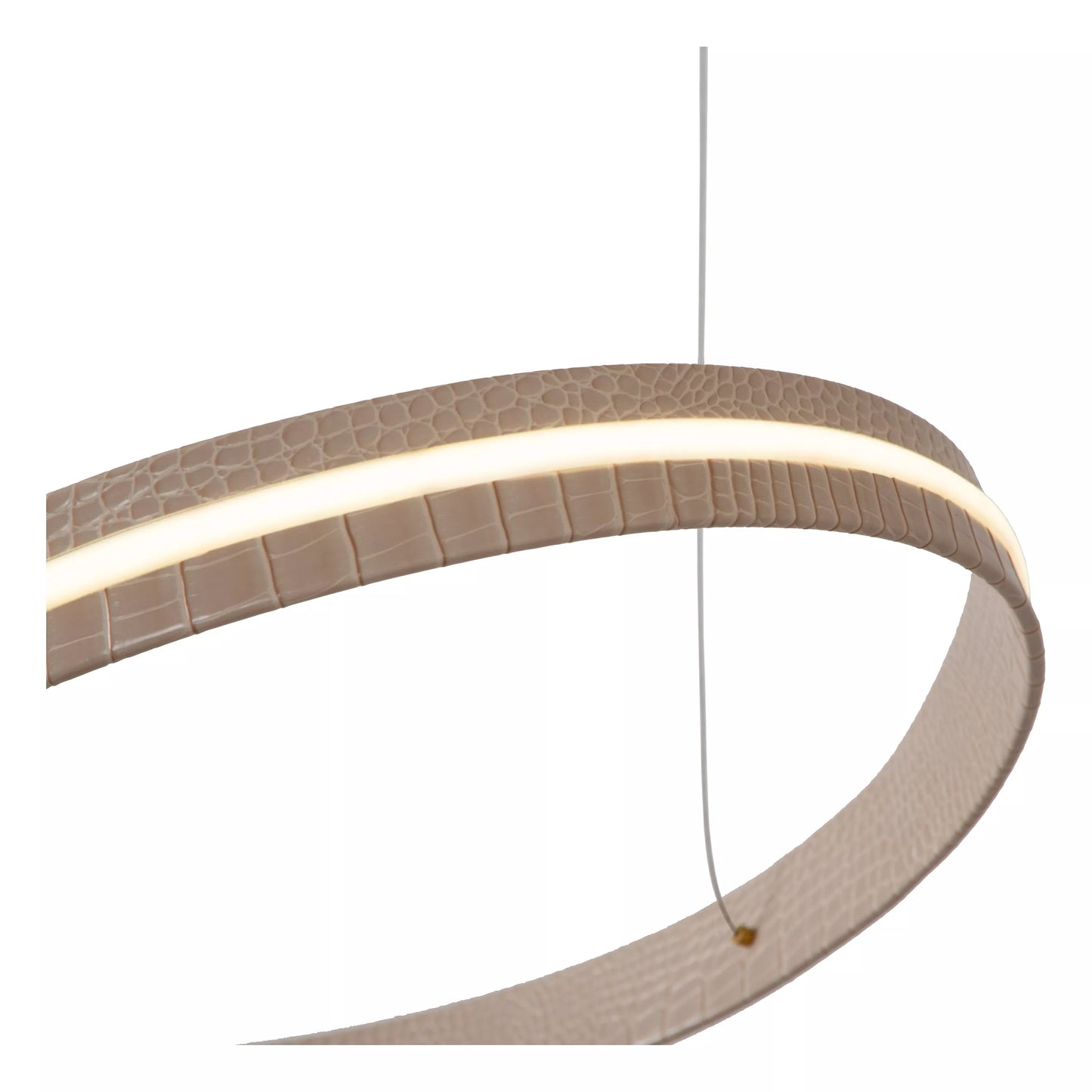 Lucide SLALOM - Pendant light - LED Dim. - CCT - 1x80W 2200K/4000K - Cream | Premium