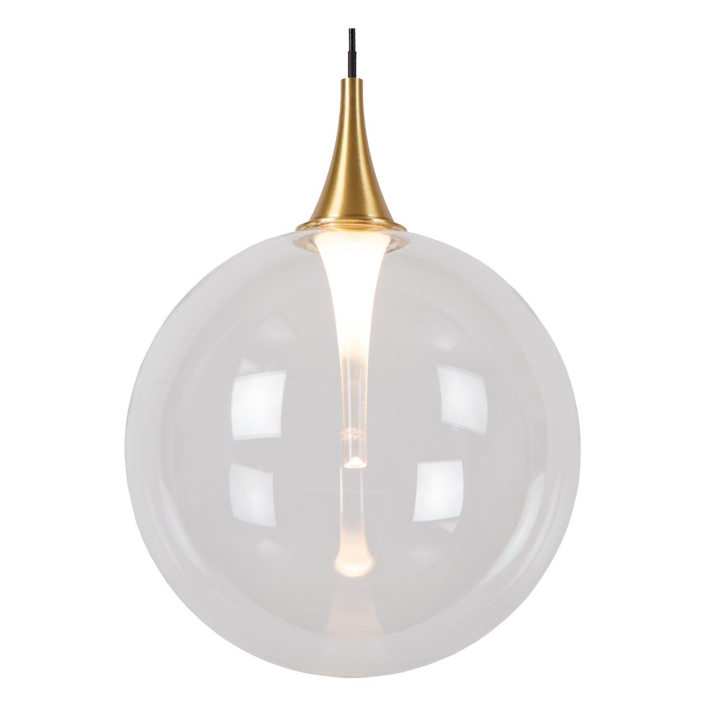 Lucide GISELA - Pendant light - Ø 16 cm - LED Dim. - 1x5W 2700K - Transparant