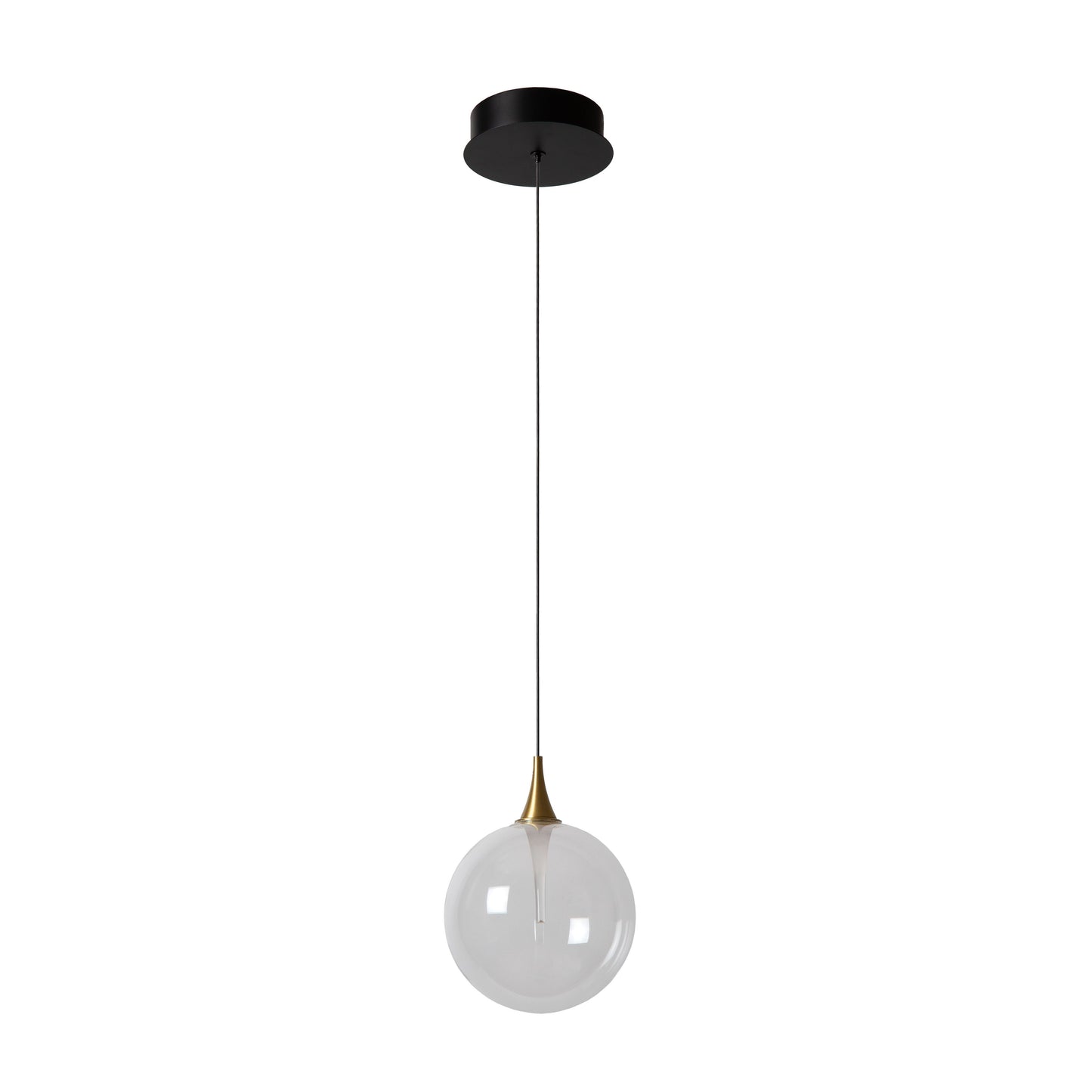 Lucide GISELA - Pendant light - Ø 16 cm - LED Dim. - 1x5W 2700K - Transparant