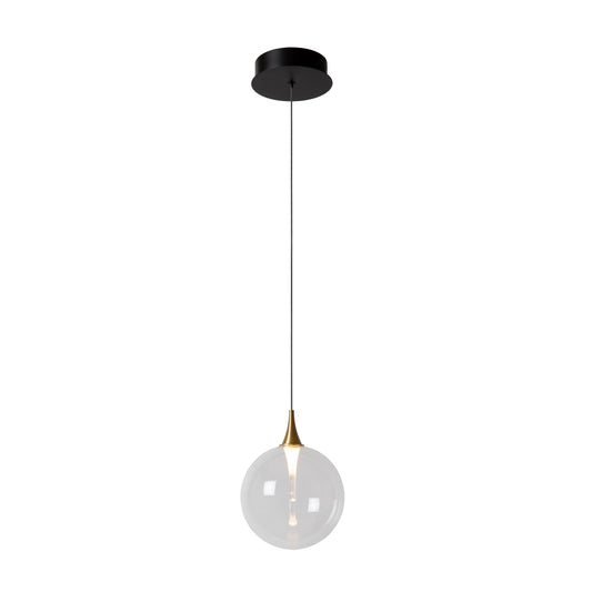 Lucide GISELA - Pendant light - Ø 16 cm - LED Dim. - 1x5W 2700K - Transparant