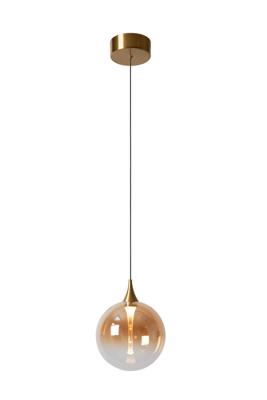 Lucide GISELA - Pendant light - Ø 16 cm - LED Dim. - 1x5W 2700K - Amber