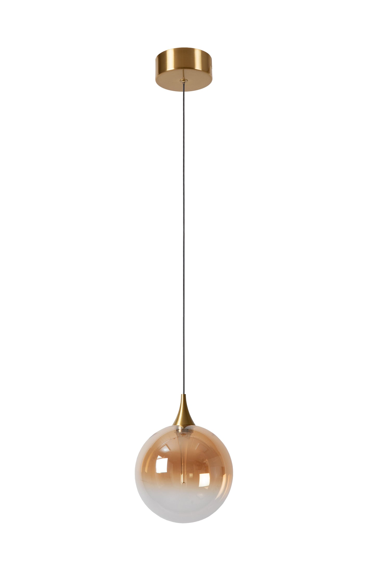 Lucide GISELA - Pendant light - Ø 16 cm - LED Dim. - 1x5W 2700K - Amber