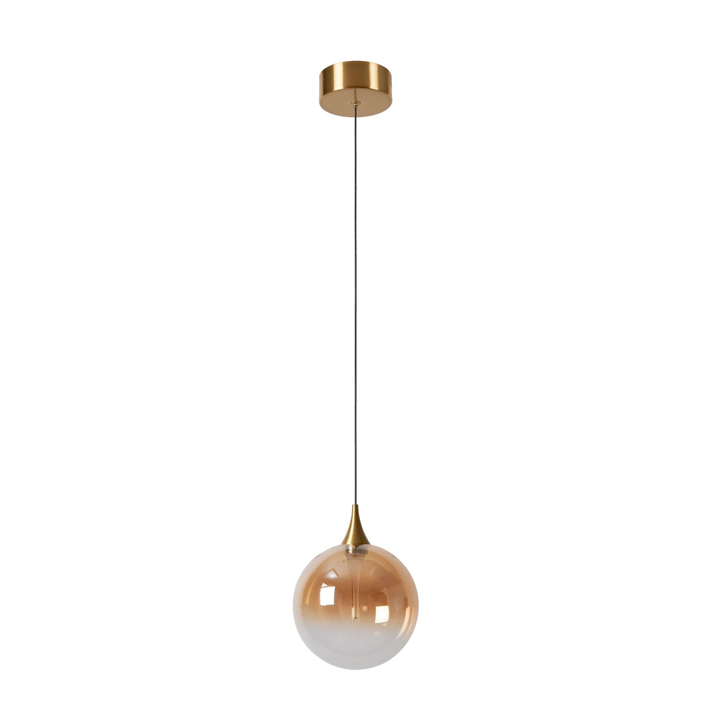 Lucide GISELA - Pendant light - Ø 16 cm - LED Dim. - 1x5W 2700K - Amber