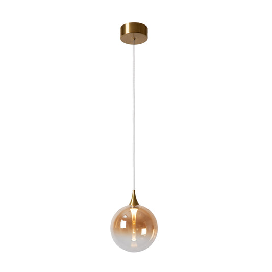 Lucide GISELA - Pendant light - Ø 16 cm - LED Dim. - 1x5W 2700K - Amber