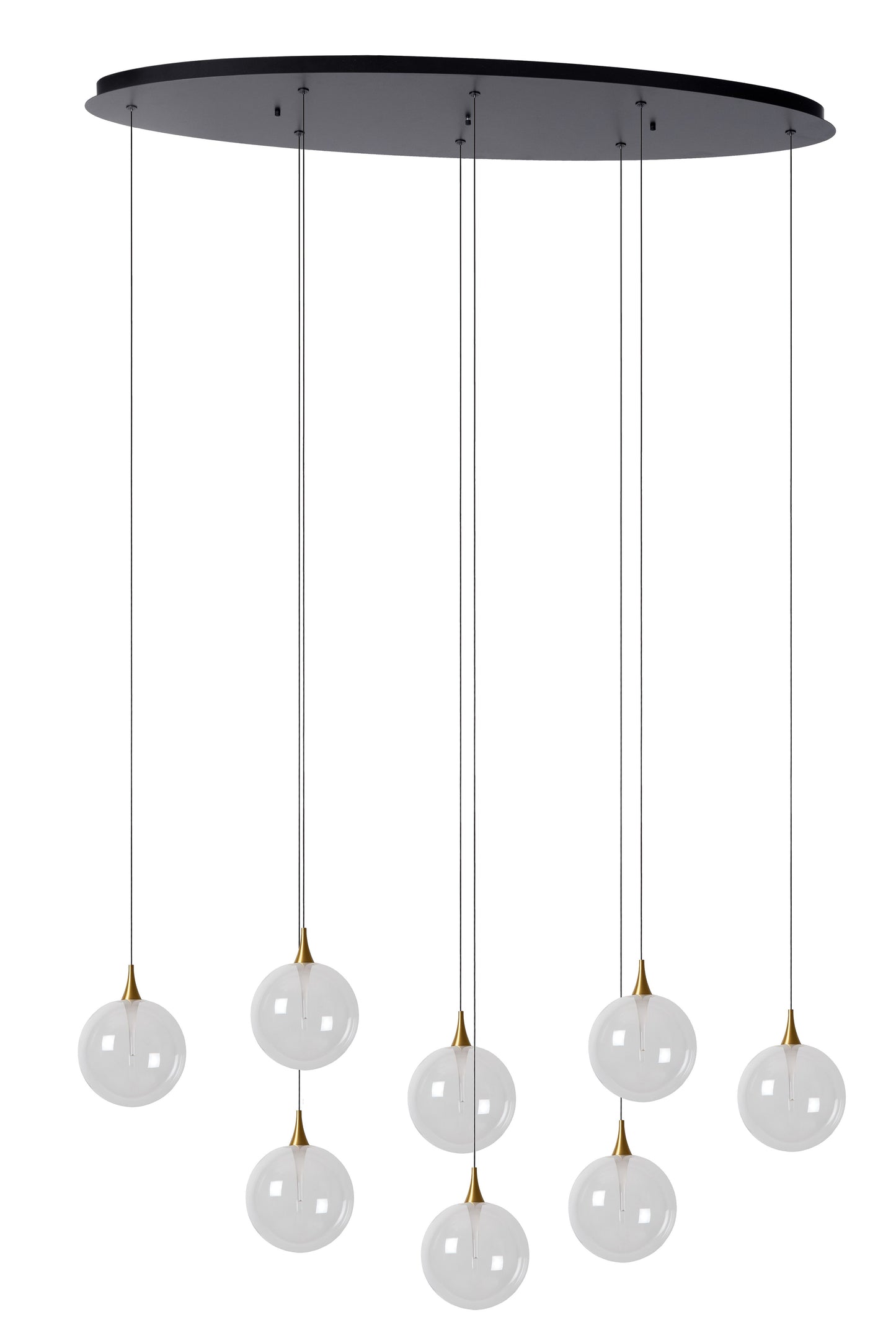 Lucide GISELA - Pendant light - LED Dim. - 8x3,9W 2700K - Transparant