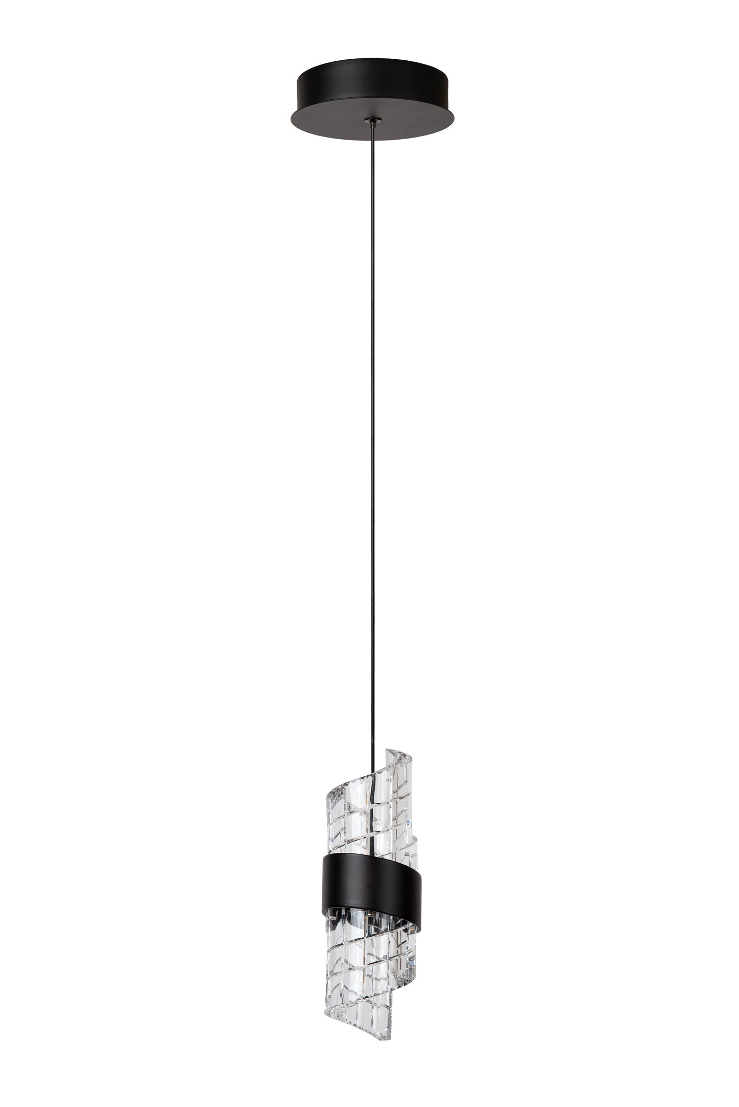 Lucide KLIGANDE - Pendant light - Ø 13 cm - LED - 1x9W 2700K - Black