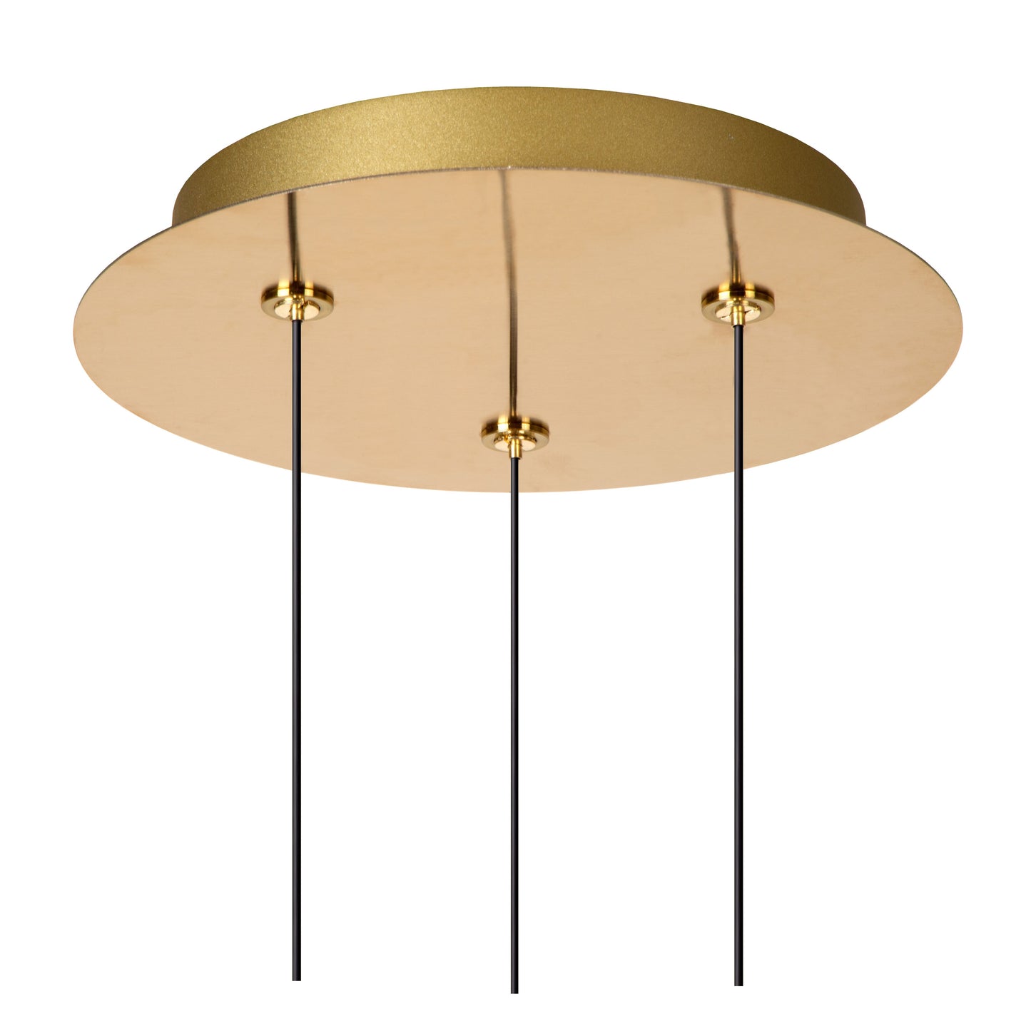 Lucide KLIGANDE - Pendant light - Ø 25 cm - LED Dim. - 3x8W 2700K - Matt Gold / Brass