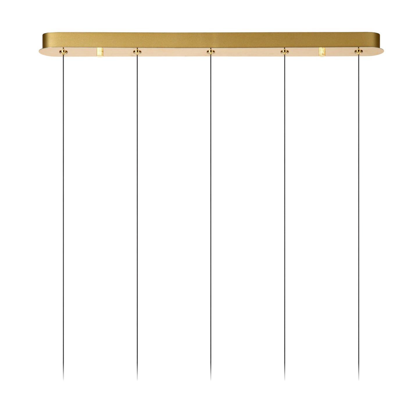 Lucide KLIGANDE - Pendant light - LED Dim. - 5x7,8W 2700K - Matt Gold / Brass