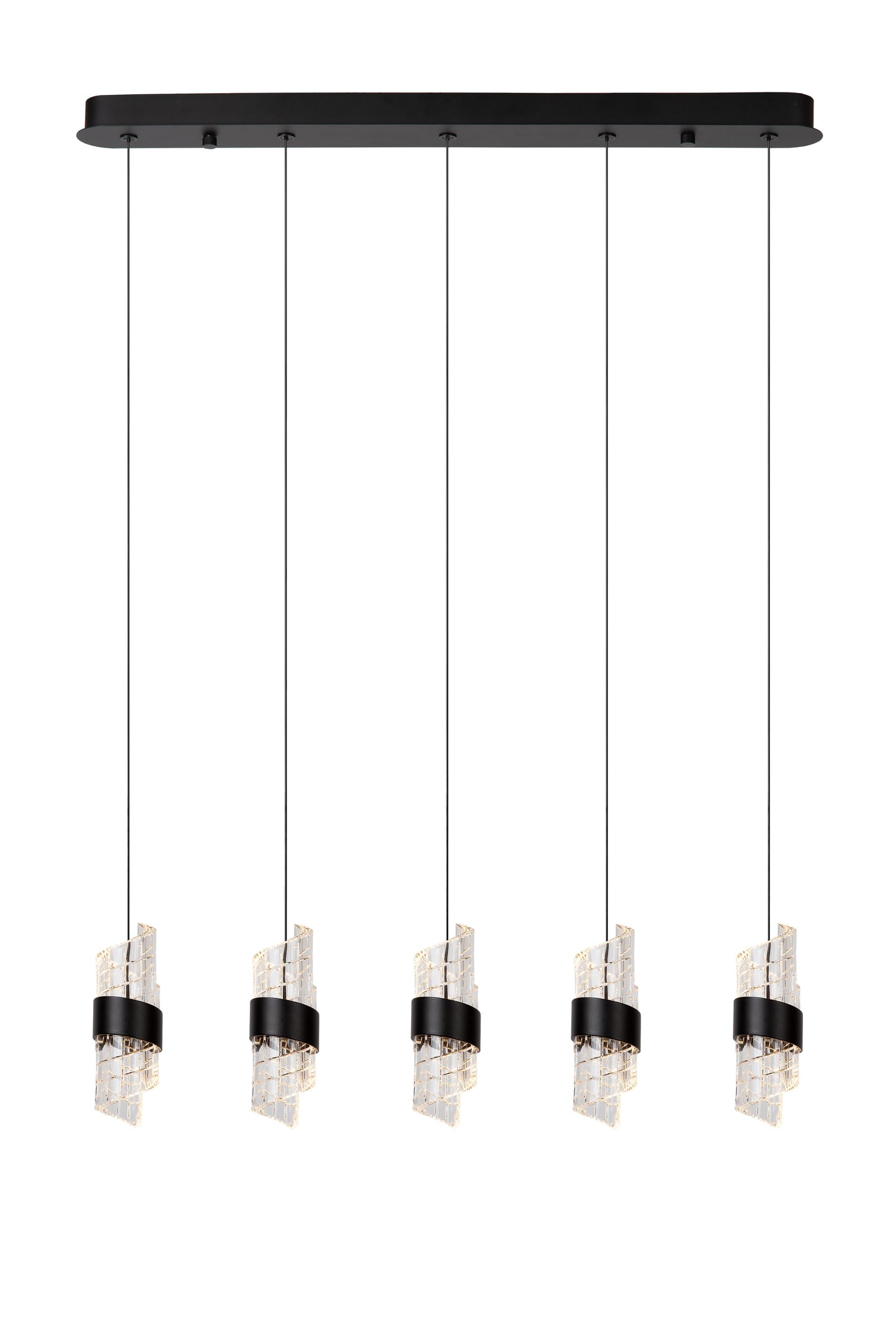 Lucide KLIGANDE - Pendant light - LED Dim. - 5x7,8W 2700K - Black