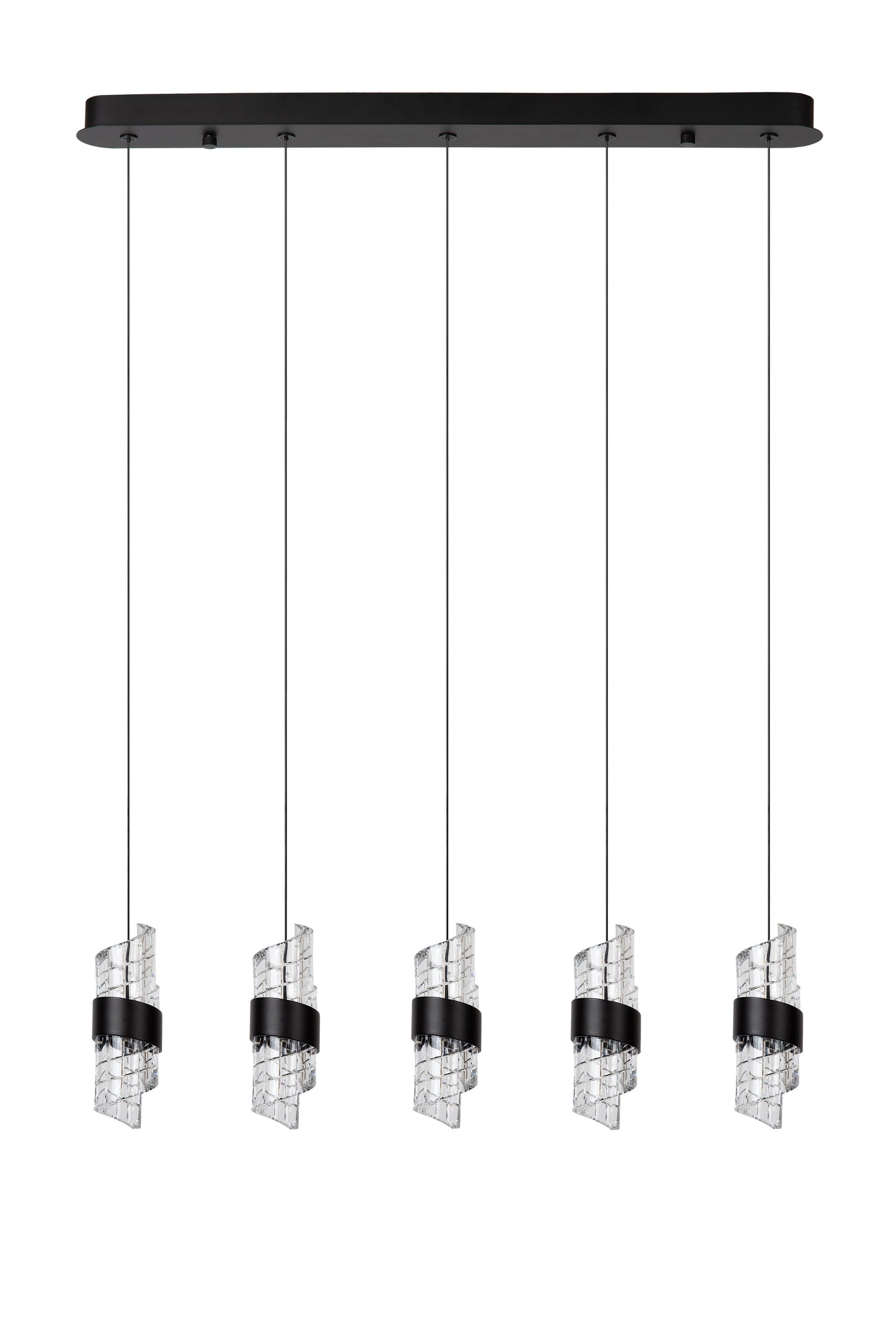 Lucide KLIGANDE - Pendant light - LED Dim. - 5x7,8W 2700K - Black