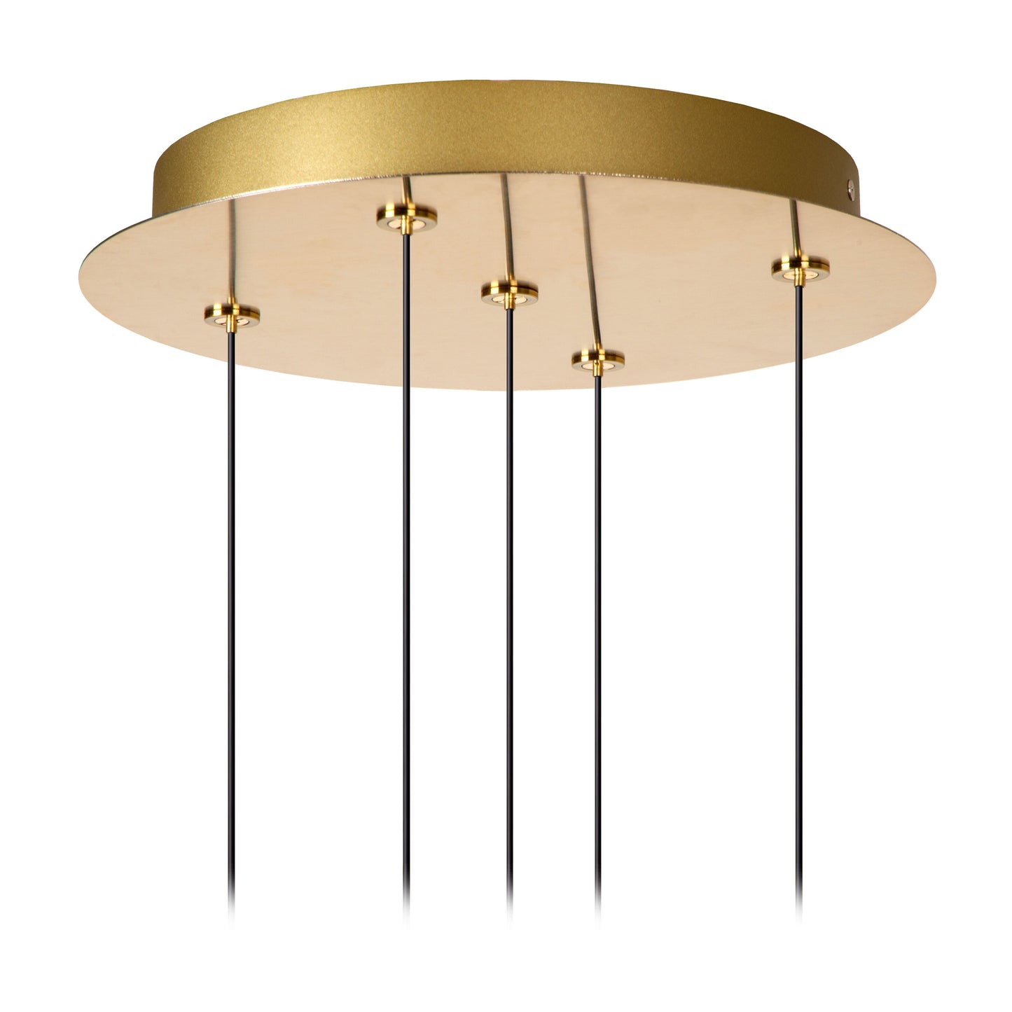 Lucide KLIGANDE - Pendant light - Ø 30 cm - LED Dim. - 5x8W 2700K - Matt Gold / Brass