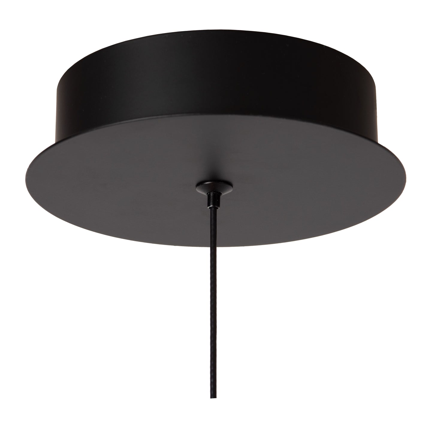 Lucide SENTUBAL - Pendant light - Ø 14 cm - LED - 1x6,3W 2700K - Black