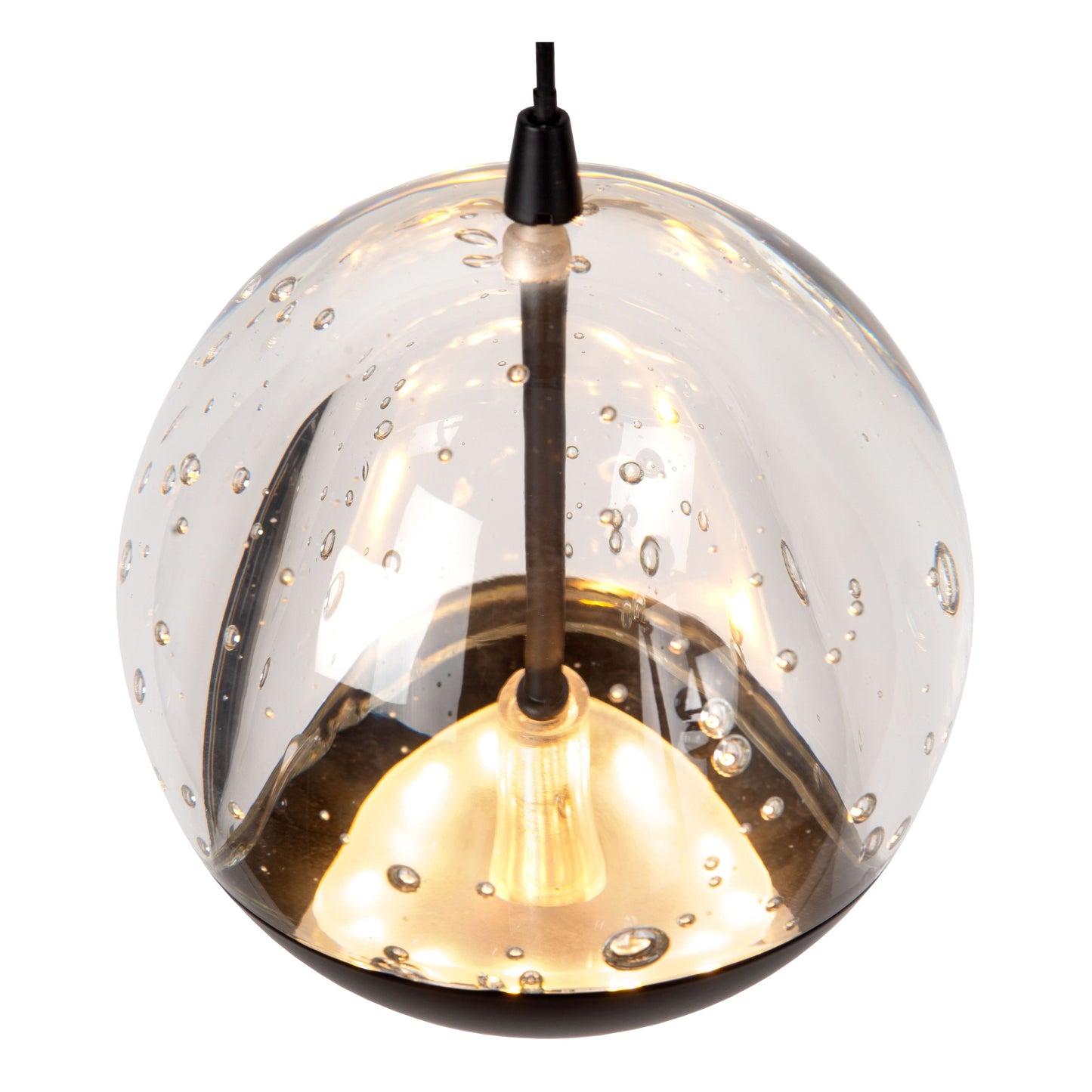 Lucide SENTUBAL - Pendant light - LED Dim. - 5x5,3W 2700K - Black