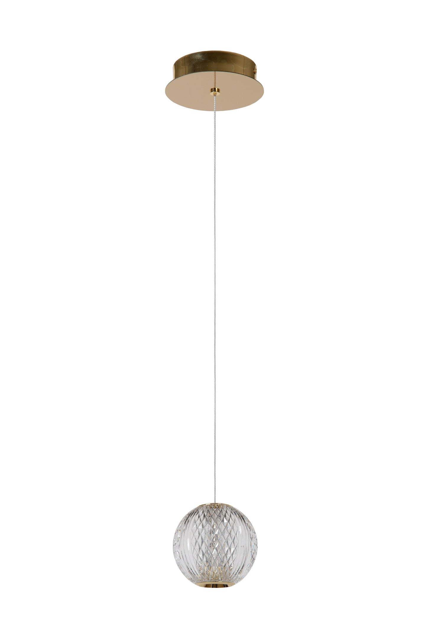 Lucide CINTRA - Pendant light - Ø 14 cm - LED - 1x5,7W 2700K - Transparant