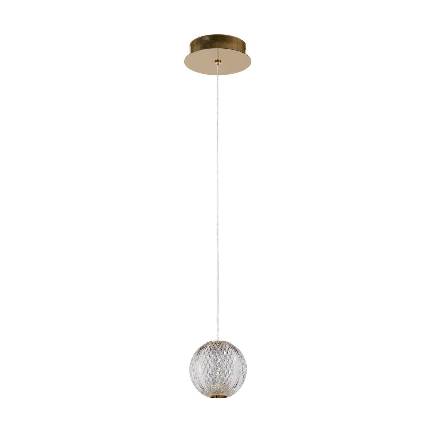 Lucide CINTRA - Pendant light - Ø 14 cm - LED - 1x5,7W 2700K - Transparant