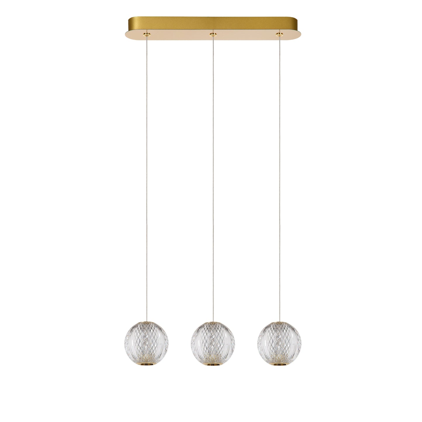 Lucide CINTRA - Pendant light - LED Dim. - 3x4,7W 2700K - Transparant