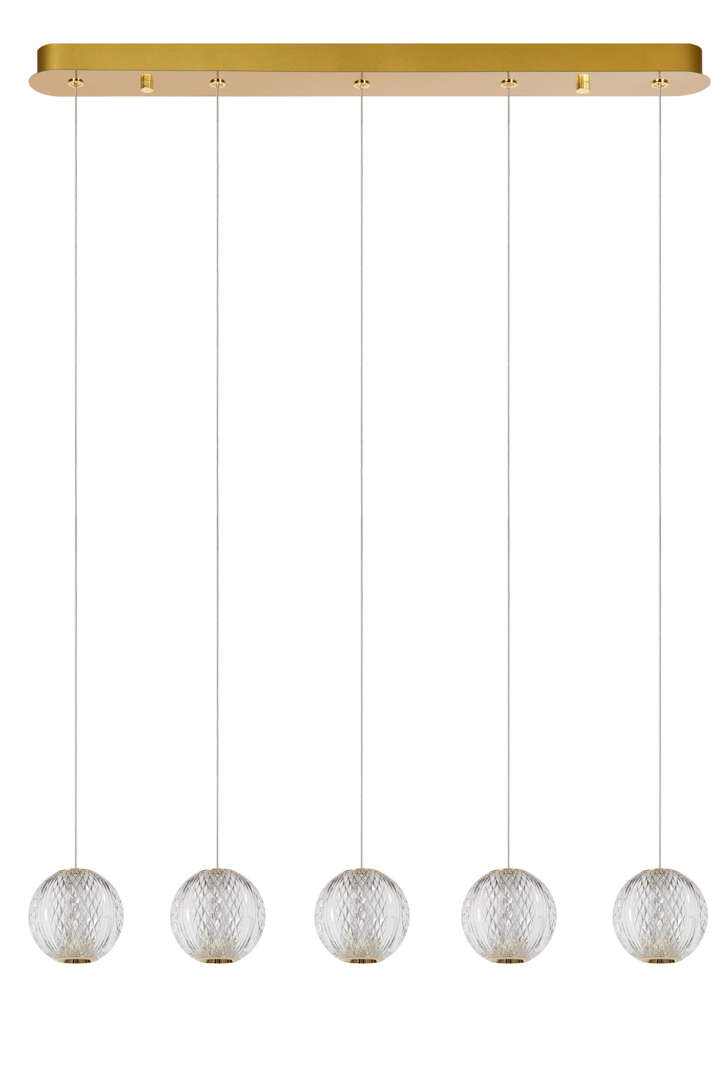 Lucide CINTRA - Pendant light - LED Dim. - 5x4,7W 2700K - Transparant