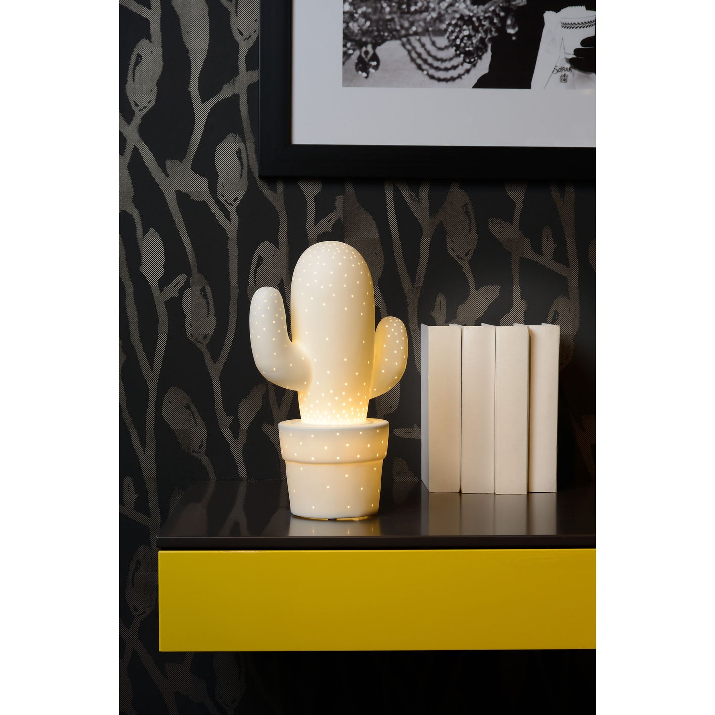 Lucide CACTUS - Table lamp - 1xE14 - White