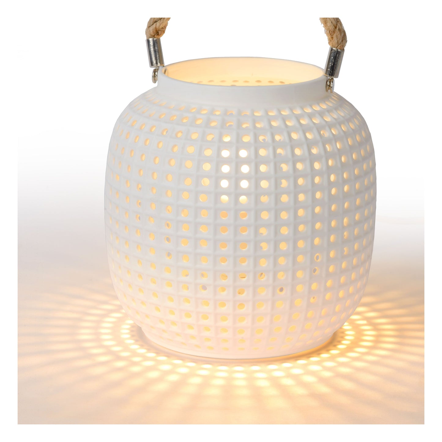 Lucide SAFIYA - Table lamp - Ø 16,5 cm - 1xE14 - White