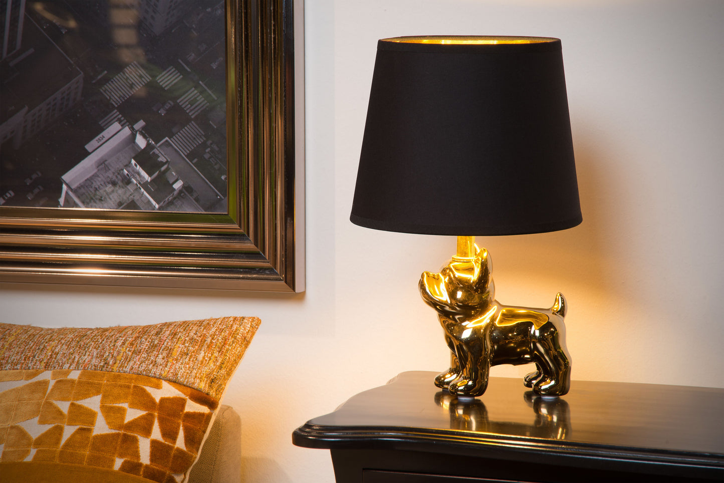 Lucide EXTRAVAGANZA SIR WINSTON - Table lamp - 1xE14 - Gold