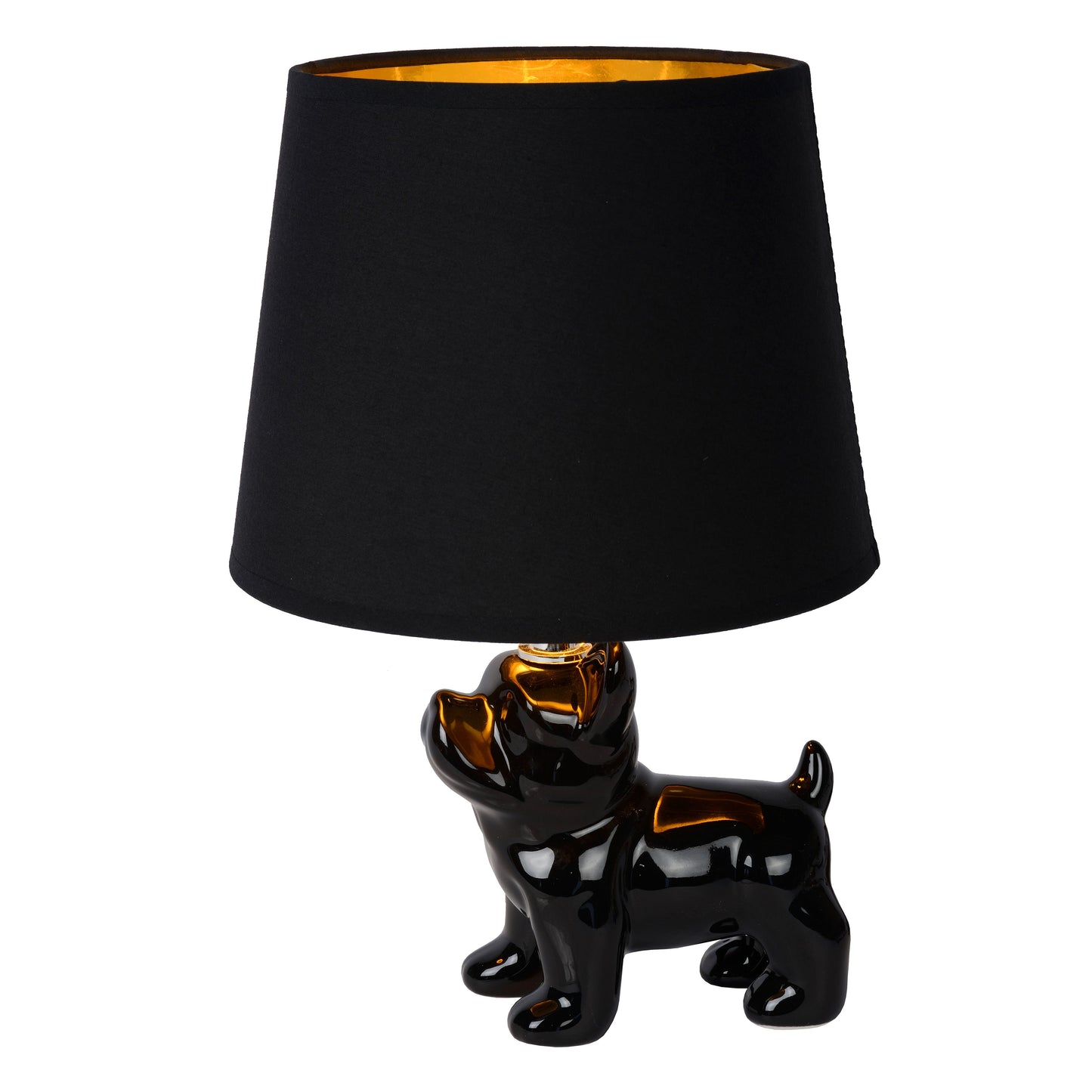 Lucide EXTRAVAGANZA SIR WINSTON - Table lamp - 1xE14 - Black