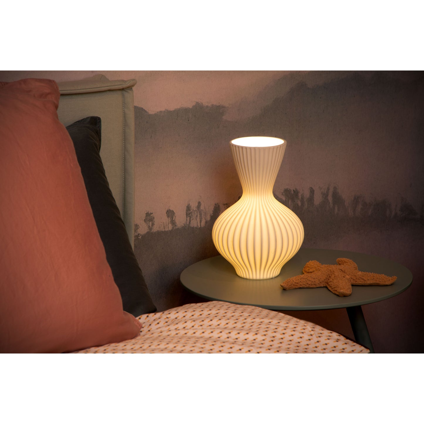 Lucide MOMORO - Table lamp - 1x E14 - White