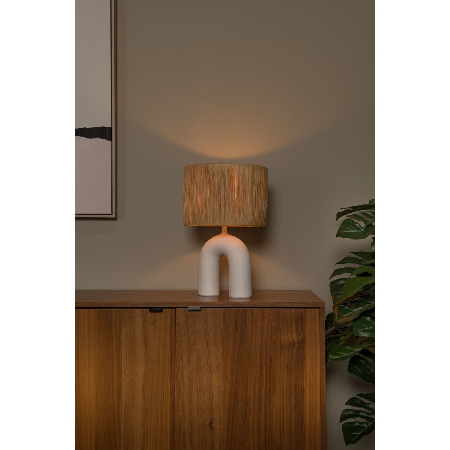 Lucide RONDA - Table lamp - 1xE27 - White