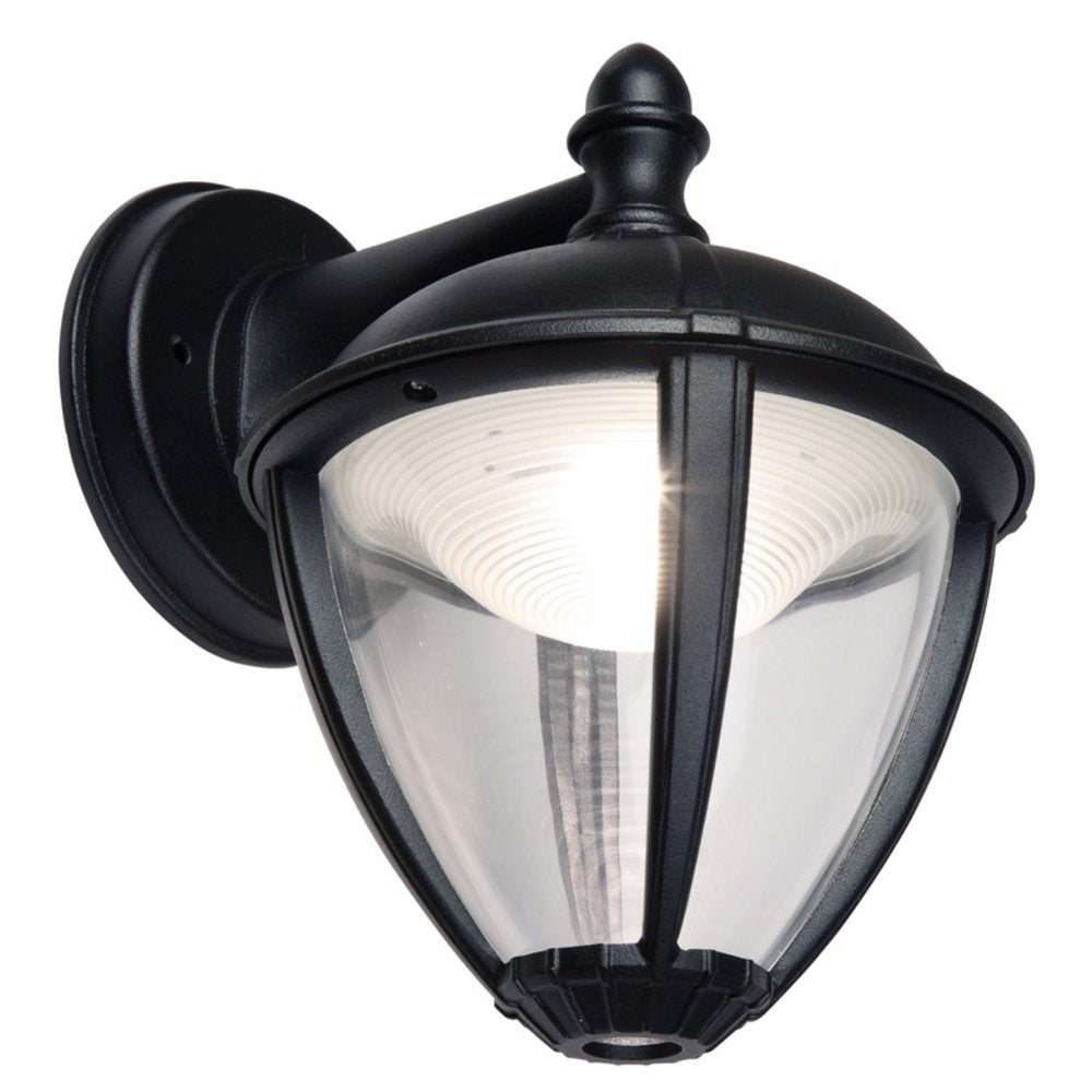 Lutec Unite Tradition Outdoor LED Wall Light Lantern Black - SPECIAL OFFER