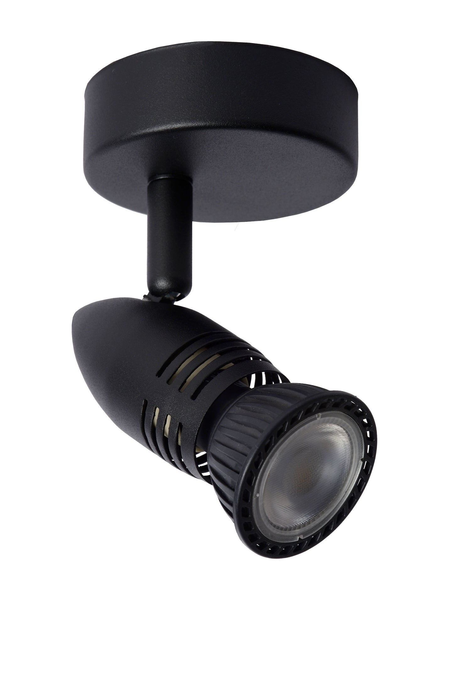 Lucide CARO - Ceiling spotlight - Ø 9 cm - 1xGU10 - Black