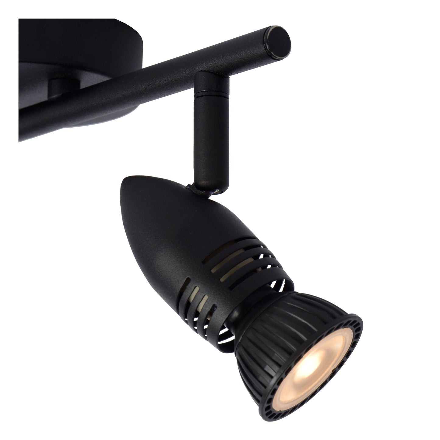 Lucide CARO - Ceiling spotlight - 2xGU10 - Black