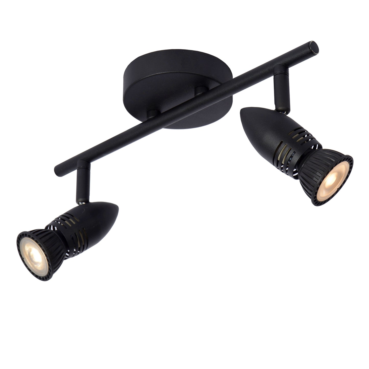 Lucide CARO - Ceiling spotlight - 2xGU10 - Black