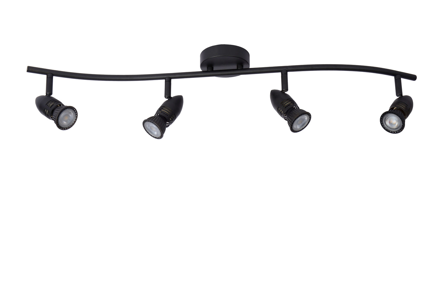 Lucide CARO - Ceiling spotlight - 4xGU10 - Black