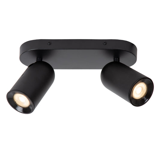 Lucide PUNCH - Ceiling spotlight - 2xGU10 - Black