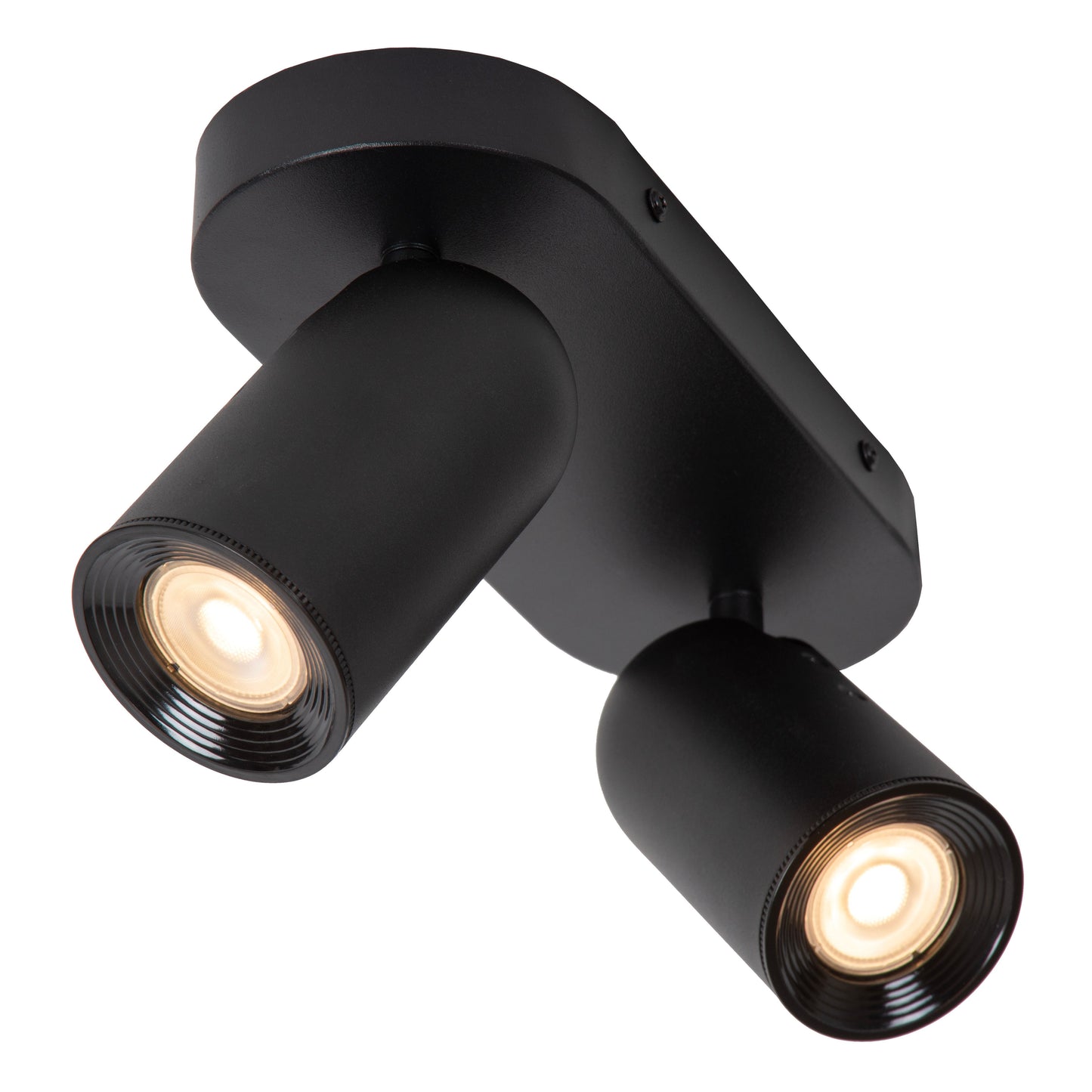 Lucide PUNCH - Ceiling spotlight - 2xGU10 - Black