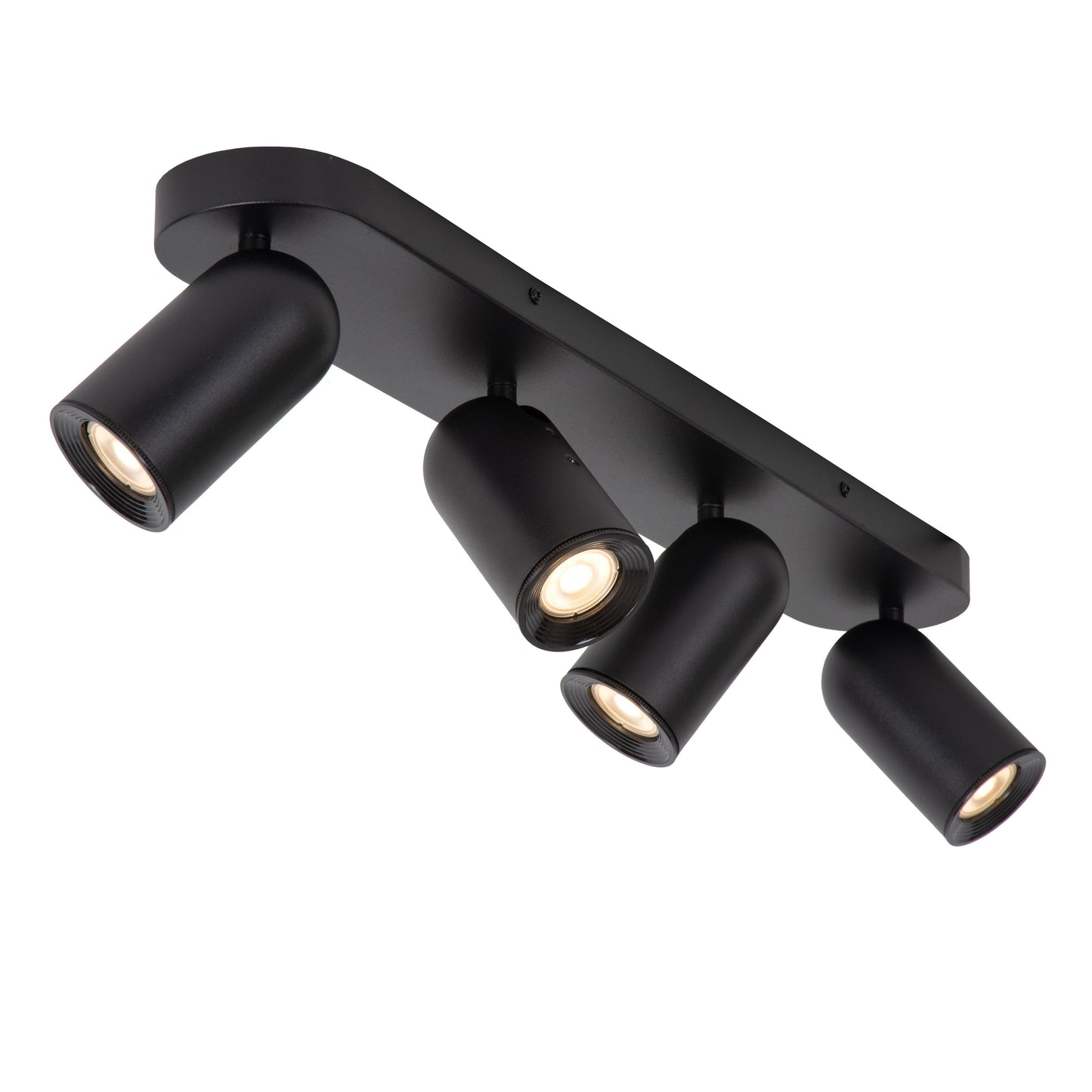 Lucide PUNCH - Ceiling spotlight - 4xGU10 - Black