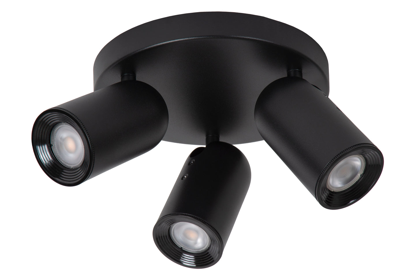 Lucide PUNCH - Ceiling spotlight - Ø 21 cm - 3xGU10 - Black