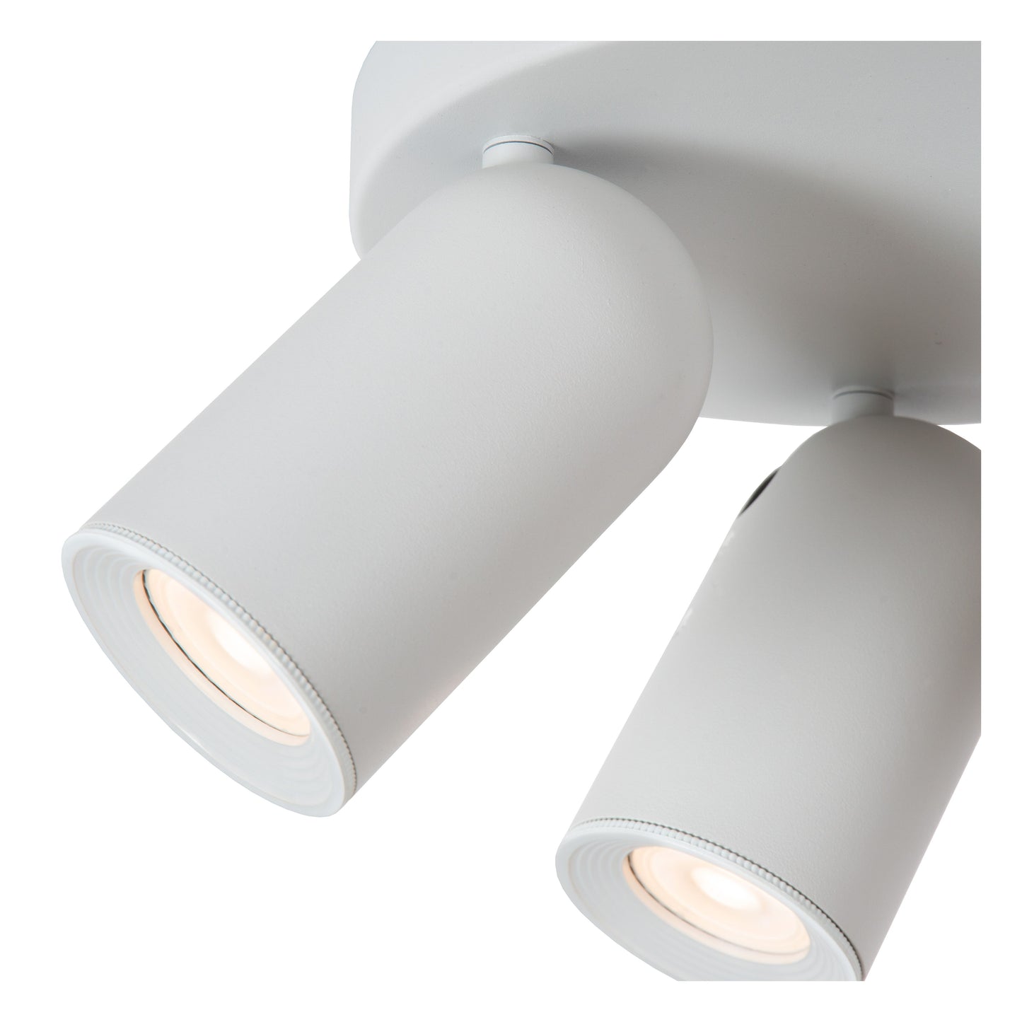 Lucide PUNCH - Ceiling spotlight - Ø 21 cm - 3xGU10 - White