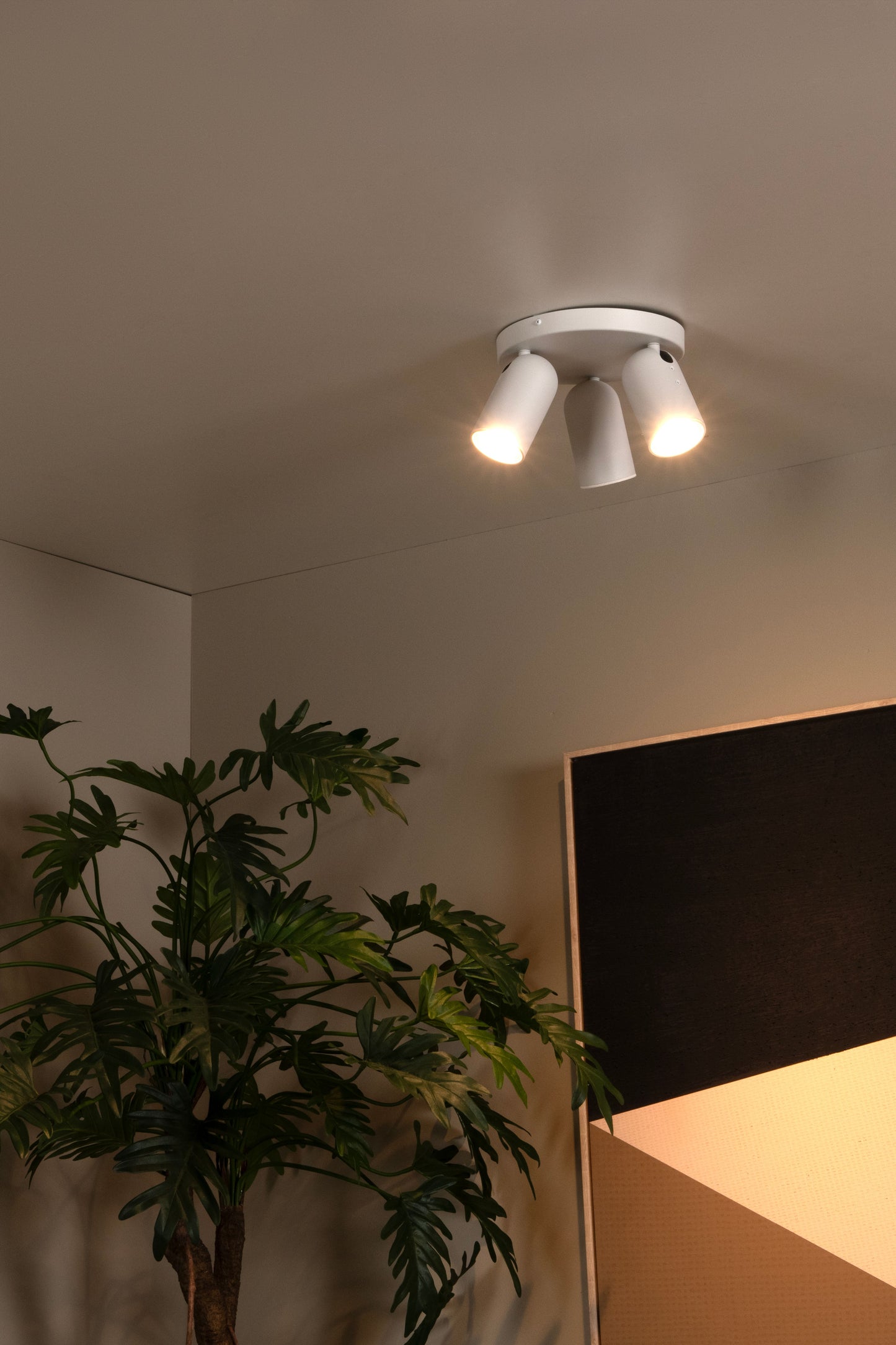 Lucide PUNCH - Ceiling spotlight - Ø 21 cm - 3xGU10 - White